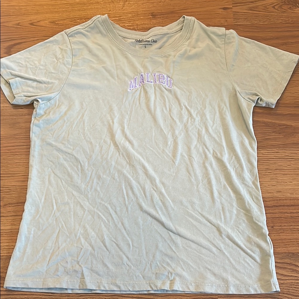 Rebellious One Light Green Malibu Short Sleeve Tee